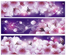 free vector Romantic flower vector background